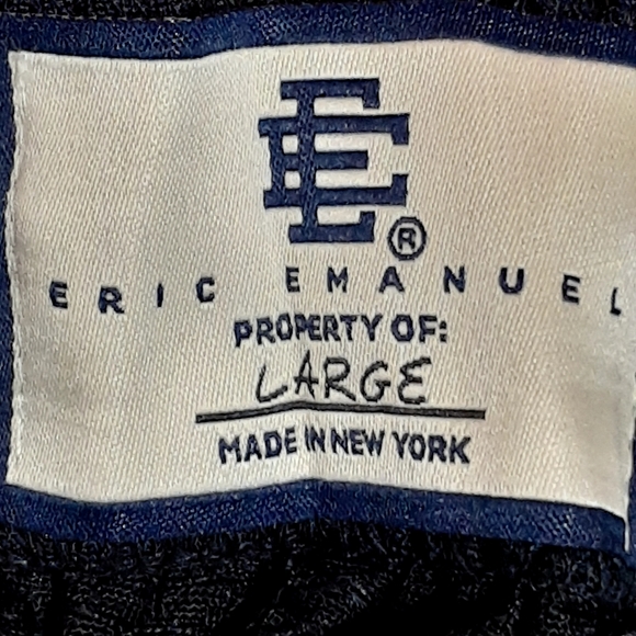 New ERIC Emanuel EE Official Merchandise Basic Shorts BLACK/BLUEISH L AUTHENTIC - Picture 8 of 12